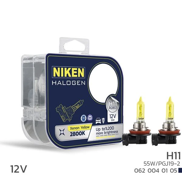 Niken 12v H11 55w Sari Işik Ampul Pg319-2 2800k
