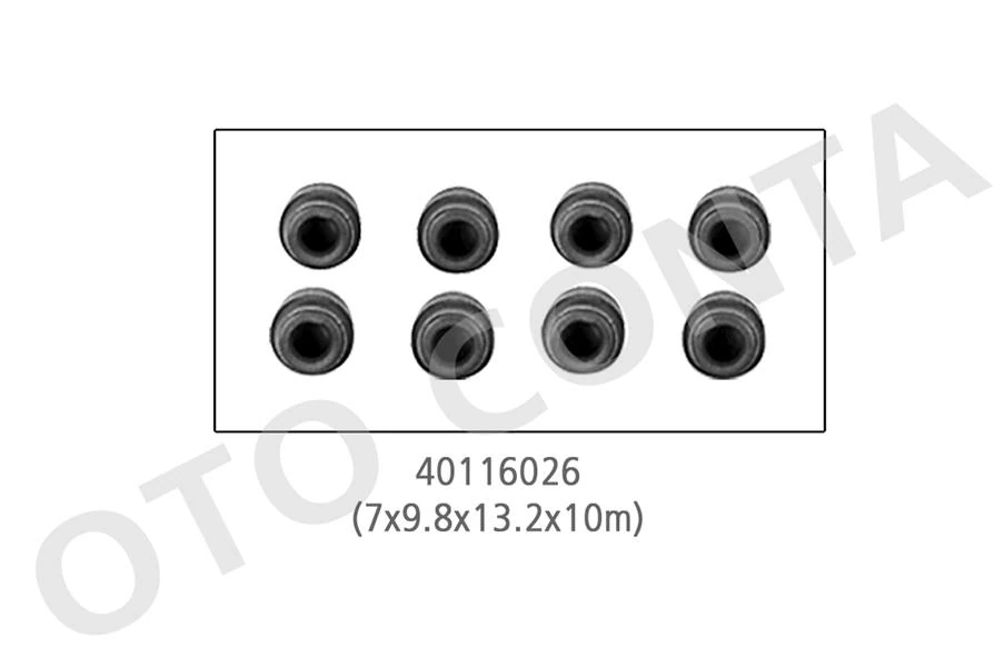 Subap Keçesi̇ Tk R9-R12 1400-R19 1.2-1.4 8v-Clio 1.4-1.6-Megane-Laguna 1.4-1.6 8v-Master-Kangoo 8 Ad V