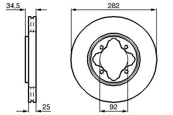 Ön Fren Aynası Rover 600 618 96-99 620i̇ Si̇ Ti̇ 93-99 / Honda Accord Euro 2.0l F20z1 Ce8 Kasa 96-98 15 Jant