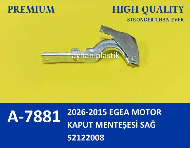 Motor Kaput Menteşesi Sağ Egea 15>