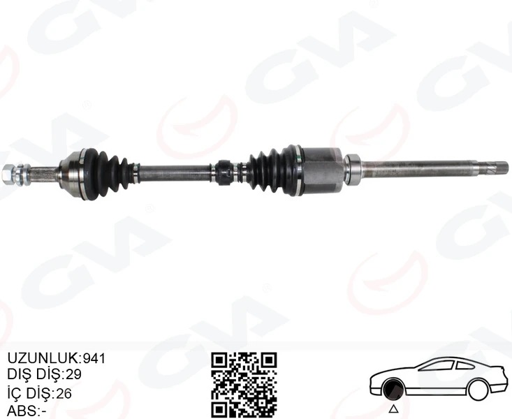 Komple Aks Sağ Nissan Qashqai 1.5l K9k J10 06-13 Manuel Vi̇tes
