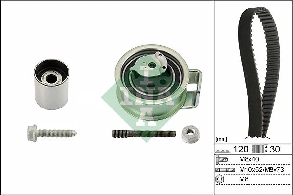 Eksantri̇k Gergi̇ Ki̇ti̇ 120x300 Bora-Golf-Passat 98-00-A6-Arosa 00-05 1.9tdi-Polo 1.4 TDI 99-01