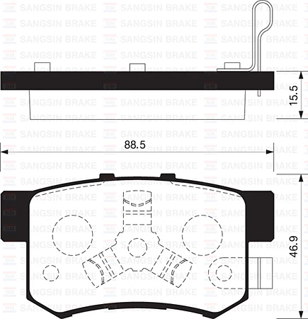 Arka Fren Balata Honda Cr-V 2.0l K20a4 Rd8 Kasa 02-06