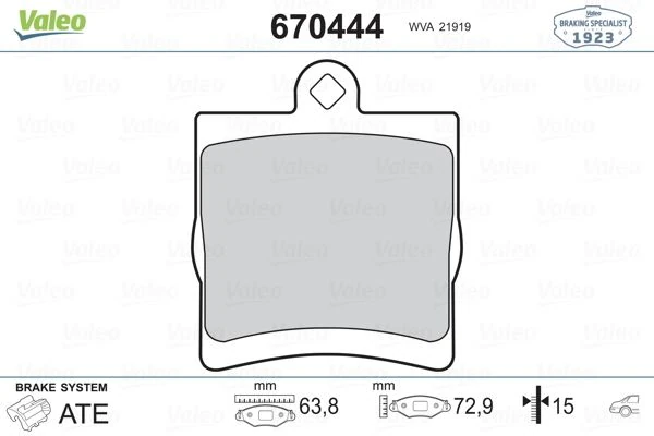 Fren Balatasi Arka Mercedes W203 Cl203 C209 W210 R171