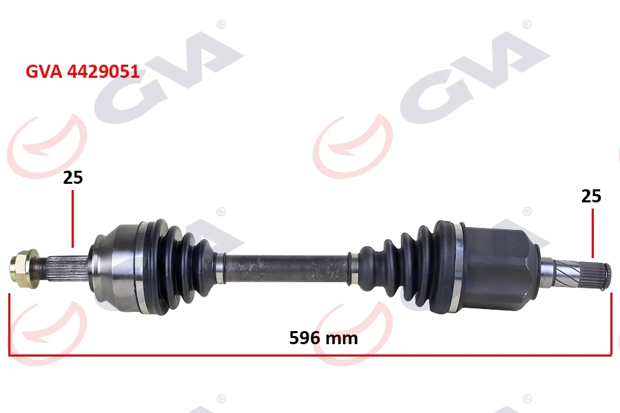 Komple Aks Sol Doblo 1.6 Mjt At/mt 10-596mm