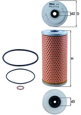 Yağ Filtresi Mercedes M119 W124 W210 W140 C140 W124 R129
