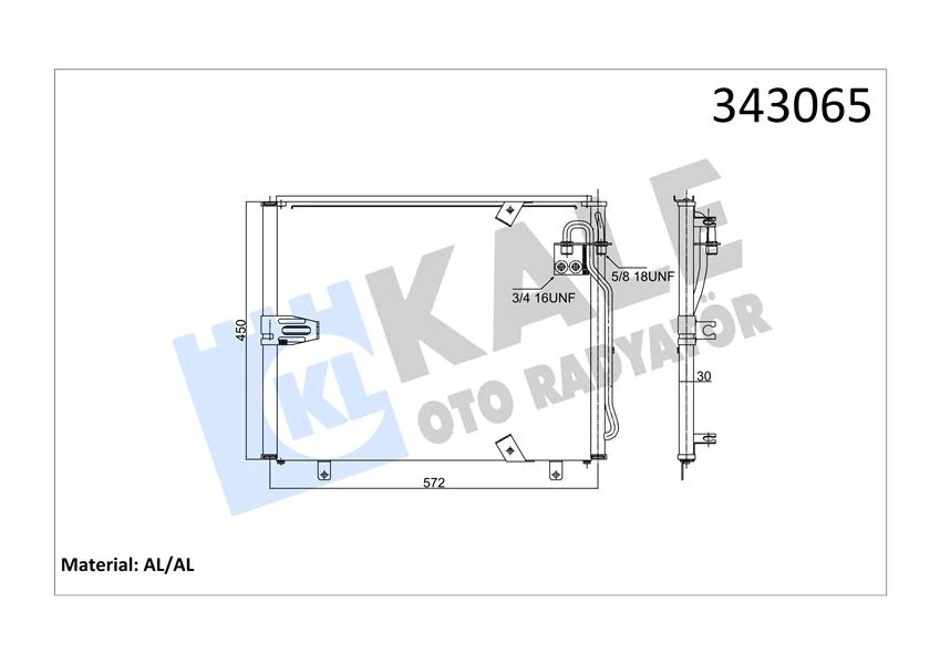Klima Radyatoru BMW E32 E34