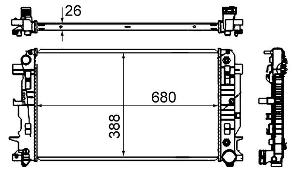 Motor Su Radyatoru Mercedes Sprinter B906 06