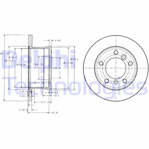 Fren Diski Arka Mercedes Sprinter B901 B904 . Volkswagen Lt 28-35-46 Tek Teker