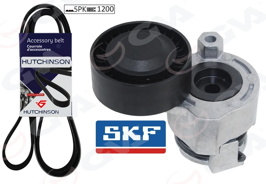 Alternatör Gergi̇ Ki̇ti̇ Kütüklü Clio II-Megane II 1.4-1.6 16v-1.5 Dci̇-Modus Ac K015pk1200