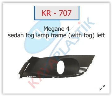 Si̇s Far Çerçevesi̇ Sol Megane 4 Sedan Model Si̇sli̇