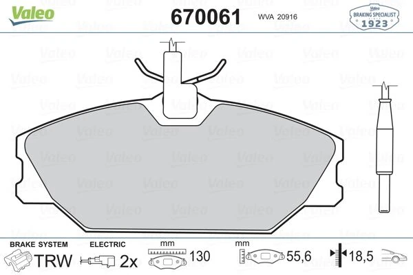 Ön Fren Balatasi Renault Laguna 97>01 Safrane II 96>02 Megane I 97>01 Scenic Megane Sc Nic 97>02 1.4 1.6 1.8 1.9d 2.0 2.2d