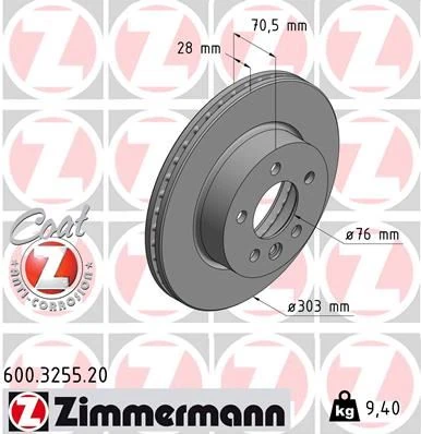 Zimmermann Fren Disk Volkswagen