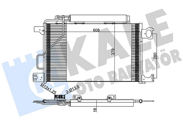 Klima Radyatoru Mercedes W203 Cl203 S203 C209 A209