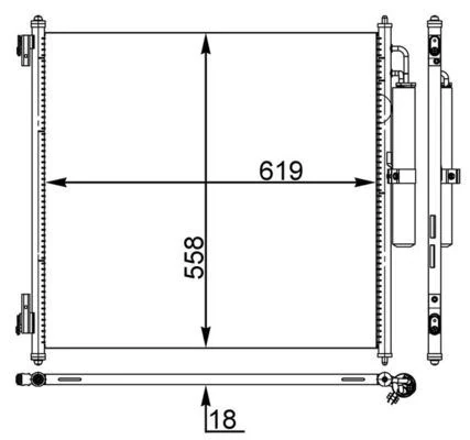 Klima Radyatoru Land Rover Defender L663 Range Rover L405 L494