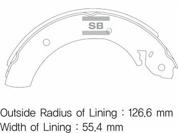 Arka Kampana Pabuç Balata Hyundai H100 Kamyonet 04-/ Kia Bongo. K2500 04 -