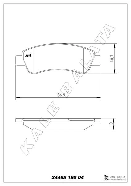 Arka Balata Boxer 4.06 Ducato 07.06 Jumper 4.06