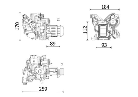 Egr Valfi̇ C4-C5-Jumper-Jumpy-Boxer-508-5008-308-3008-Kuga II-Mondeo-Focus III 2.0 Bluehdi-Tdci