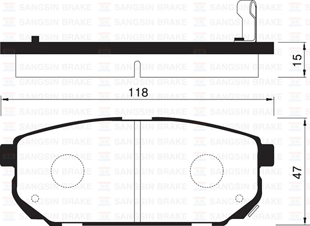 Arka Fren Balata Kia Sorento 2.5l D4cb Crdi 02->