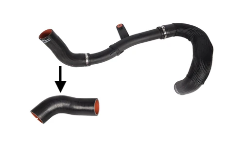 Turbo Hortumu Plasti̇k Boru Hari̇ç Ok İle Gösteri̇len Küçük Hortum Fiat Ducato
