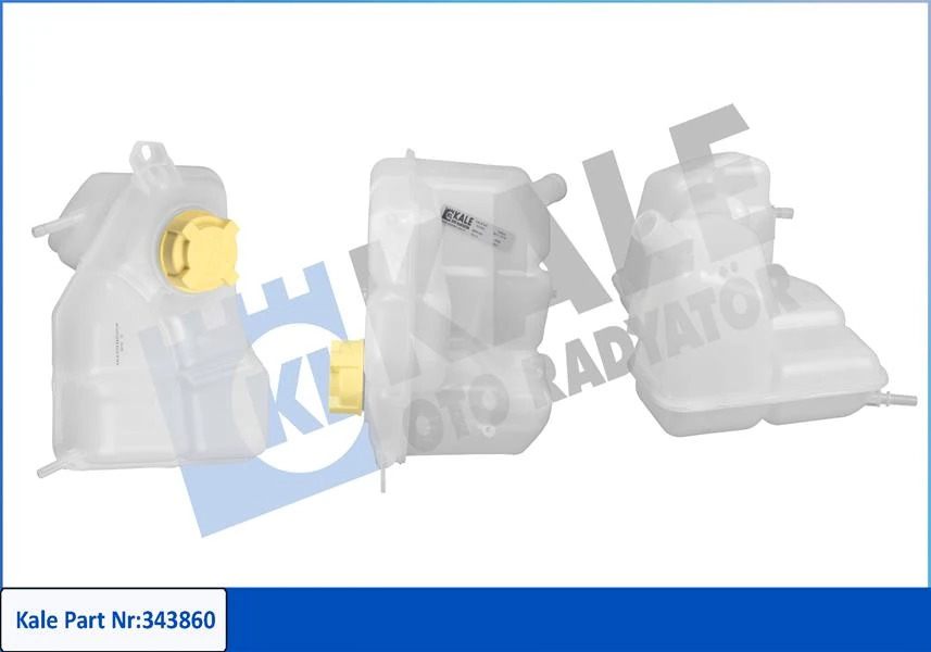 Radyatör Yedek Su Deposu Ford Fi̇esta 02> 1.4 Tdci̇ 3 Çikişli Kapaklı