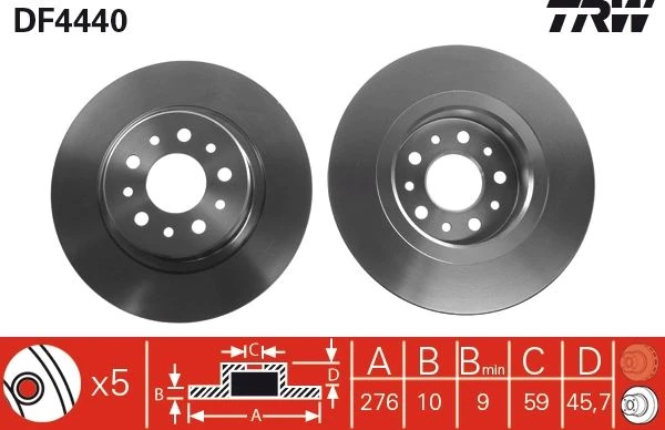 Arka Fren Aynası Alfa Romeo 147 03 156 02 Gt 03