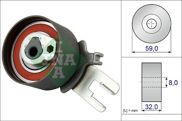 531051510 Tri̇ger Gergi̇ Rulmanı Volvo C30 D5 06 C70 D5 06 S40 2.4 D5 06 S60 2.4d5 01 S80 2.4d D5