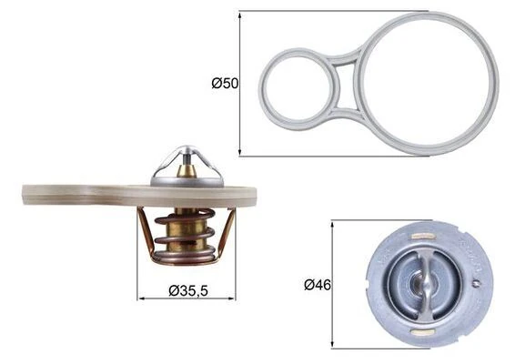 Termostat 91 C Mini W10 R50 R52 R53