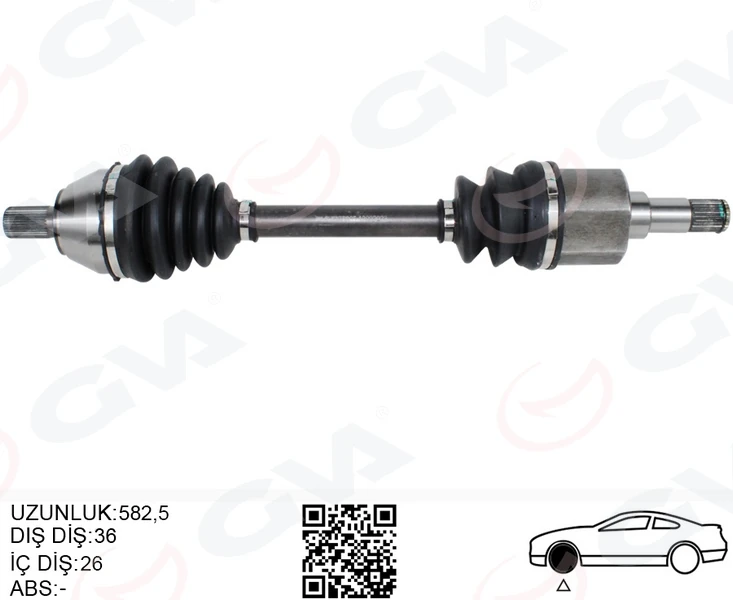 Ön Aks Komple Sol Ford Focus II 04>11 2.0 Tdci C-Max 04>11 2.0 Tdci Volvo S40 II 04>12 1.6d-2.0 D C30 04>12 1.6d-2.0 D V50 04>12 1.6d-2.0 D-1.8-2.0 C70 II 08>12 2.0 D