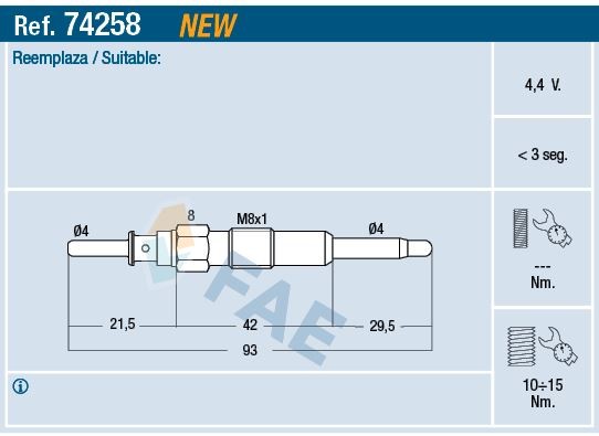 Kızdırma Buji̇si̇ Antara 06 Chevrolet Captiva 06 Cruze 09 Lacetti 07 Nubira 05 2.0 D