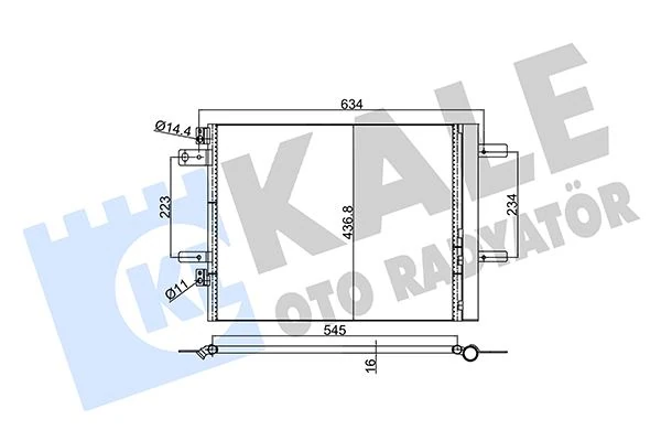 Kli̇ma Radyatörü Kondenseri̇ Opel Astra L-Grandland-Vivaro C-Zafira Life Peugeot P3008 II-P308 II-P5008 II-P508 Expert Ivpartner-C4 Picasso-Jumpy IV-Partner-Berlingo 1.2-1.5-1.6-2.0 Hdi-Puretech-Thp