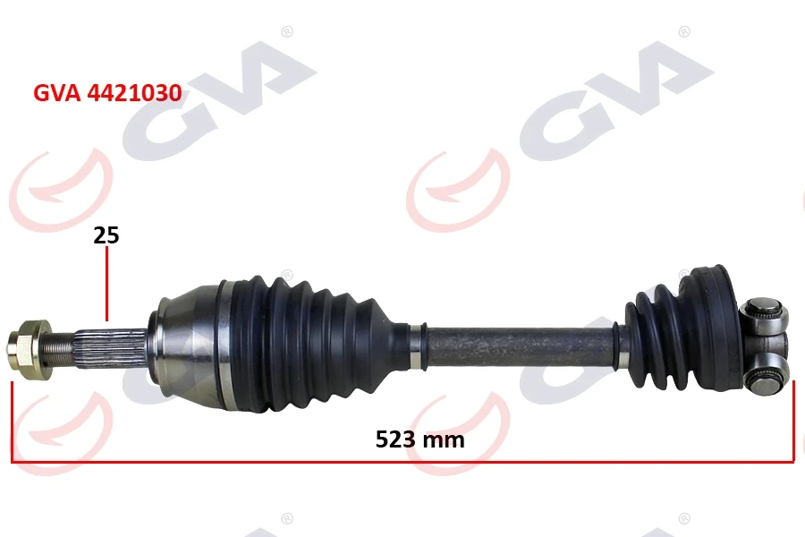 Komple Aks Sağ Palio-Albea-Doblo 1.3 Mtj 06 Kisa Ti̇p 523mm