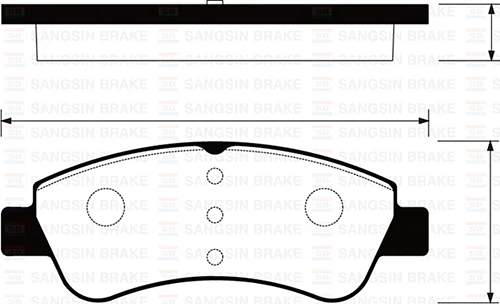 Ön Fren Balata Opel Corsa F 19-> / Crossland 17-> / Citroen C2 03-> / C3 09-> / Aircross 17-> / C4 04-> / C-Elysee 12-> / Xsara 96->