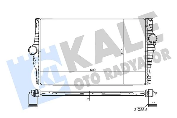 Turbo Radyatörü Volvo Xc90 I D3 D5 2002-2014 Xc90 T6 2002-2006