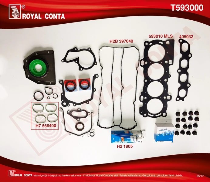 Motor Takım Conta Reinz Keçeli̇ Subp.last Focus II 1.6 16v 03-07 100hp