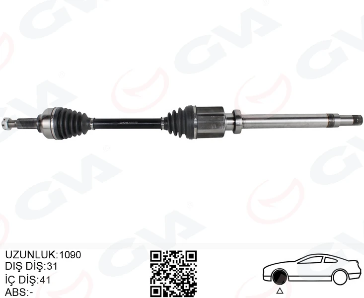 Ön Aks Komple Sağ Tourneo Custom 2.2 Tdci̇-2.0tdci̇ 155hp Kisa Şase 12