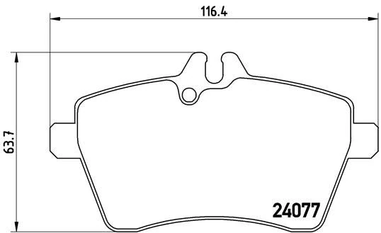 Fren Balatasi Ön Mercedes W169 W245