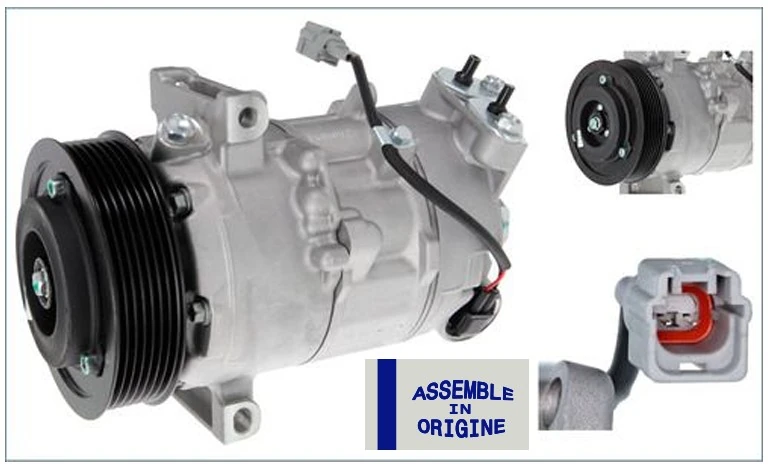 Kli̇ma Kompresörü Sifir Ürün Renault Megane III 09 Scenic III 09 1.4tce 2.0dci̇ 09 Mercedes Vi̇to 12v 7kanal 115mm
