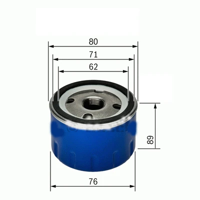 Yağ Fi̇ltresi̇ J9 Mi̇ni̇büs W815 X