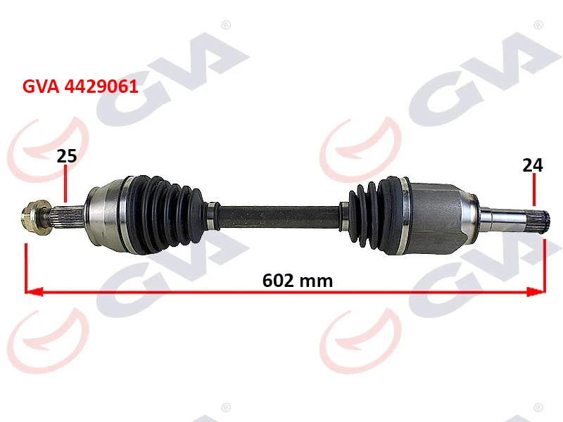 Komple Aks Sol Mi̇lli̇ Aks Lale Li̇ Doblo 1.3 Mjt 10> 602mm