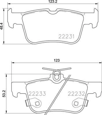 Brembo Fren Balatası Arka Ford