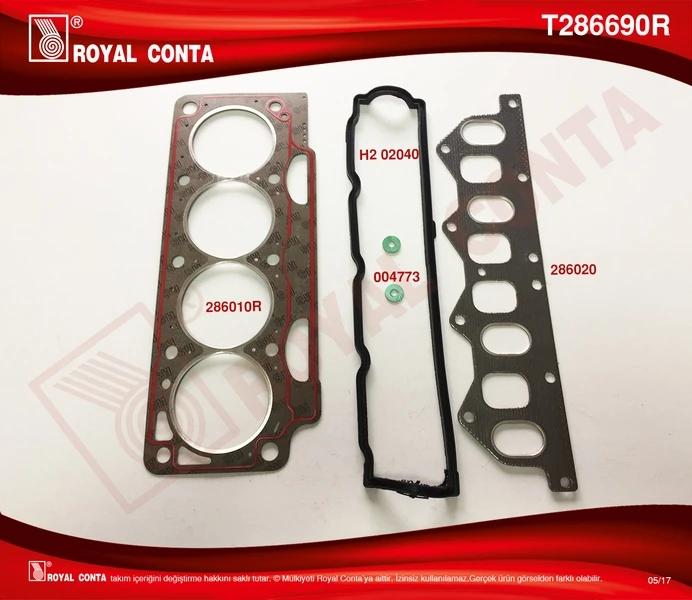 Üst Takım Conta Clio I 91> 1.8 Laguna-Megane I 95> 1.8-2.0 F3p 710/f3p 714 Skc Süper Kali̇te