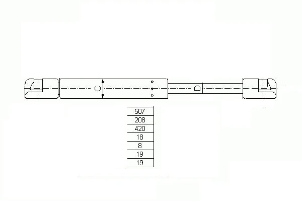 Bagaj Amorti̇sörü Fi̇at Marea SW 98 > D0007