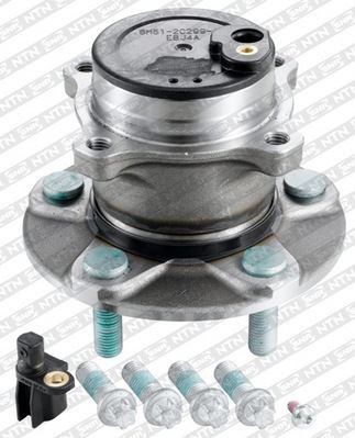 Arka Teker Poryası Rulmanli Focus C-Max 07>11-Focus II 04>11 ABS Li̇ 5 Bi̇jon Sensor Dahil Civatali