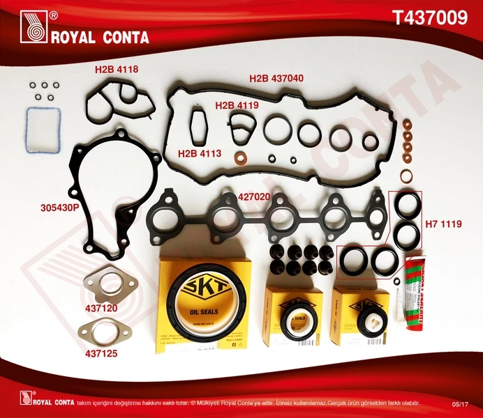 Motor Takım Conta Skt Keçeli̇/sub.lasti̇kli̇/skc Si̇z Fiesta 02 08 Fusion 02 08 1.4 Tdci 206-307 C3-C2-C3i-C3ii-C3iii-Xsaraii-Nemo-206-207-307-Bipper Dv4 1.4hdi Mazda 2 1.4 Cd 03 07