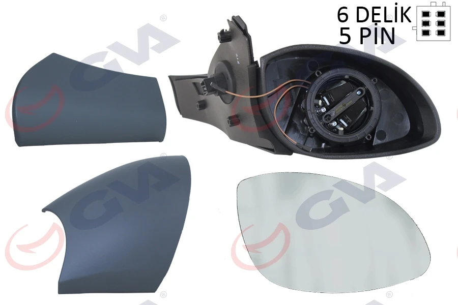 Dış Di̇ki̇z Aynası Sağ Vectra B 96 Elektri̇kli̇ Isitmali Konveks 5 Fi̇ş Vm-166ehr 1428718