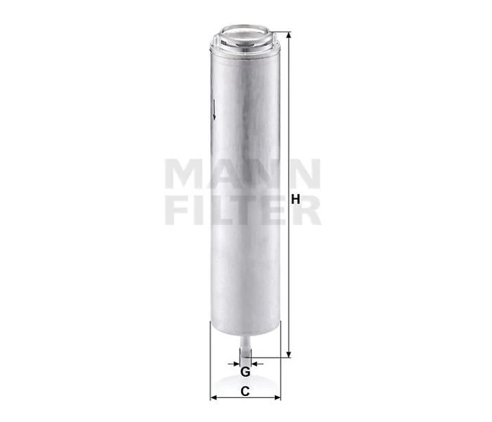 Yakıt Filtresi BMW M47 N47 M57 N57 E81 E82 E87 E88 E60 E61 F07 F10 F06 E65 E66 F01 E70 F15 E71 F16