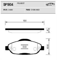 Ön Balata P308 1.4 1.6 Hdi̇ 2.0 Hdi̇ 07> P308 SW 07> P308 CC 1.6 Hdi̇ 09> P3008 13> 1.6 Hdi-Vti