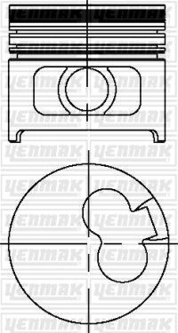 Motor Pi̇ston Segman Std X17d Astra F-Vectra A-Combo B 82.5mm