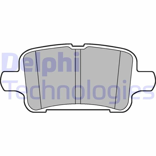 Arka Fren Balatasi Opel Astra K 1.0-1.4-1.4t-1.6t-1.6 Cdti 16>22 106.5x46.3x16.6